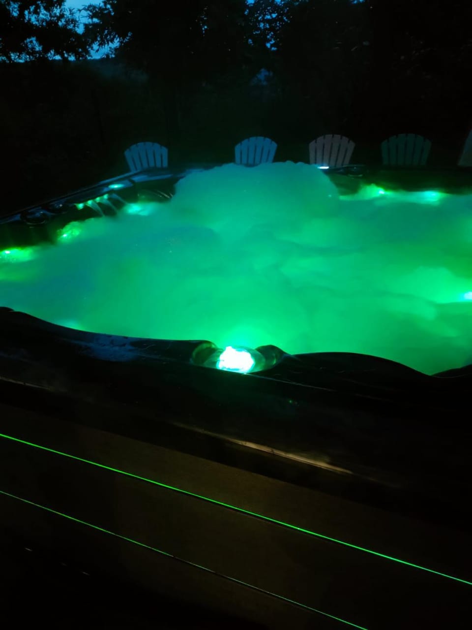 Night, Natural landscape, Hot Tub, Spa and wellness centre/facilities, sunbed