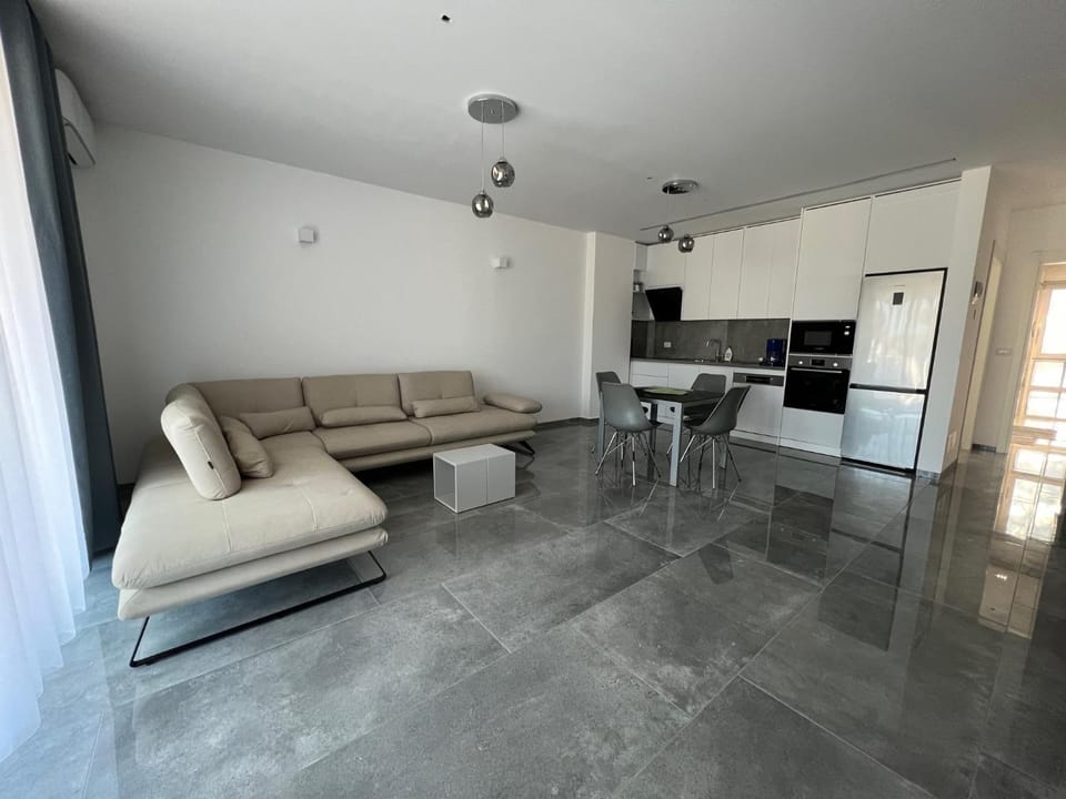 Kitchen or kitchenette, Living room, Seating area, Dining area, oven, stove