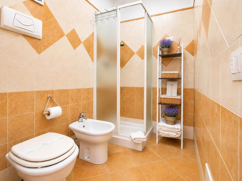 Shower, Toilet, Bathroom, bidet, towels