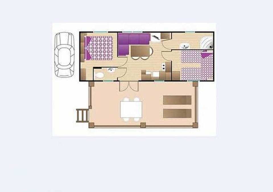 Feriendorf Oasi Mobilehome Bora Bora für 5 Personen House in Chioggia