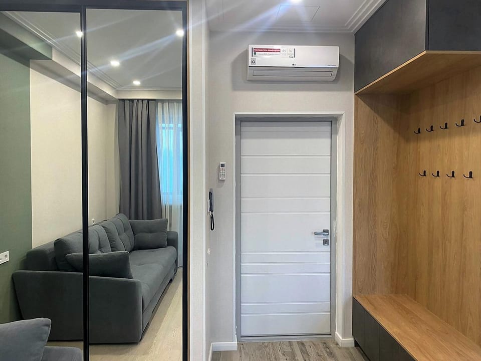 Living room, Seating area, wardrobe, acessibility, air conditioner