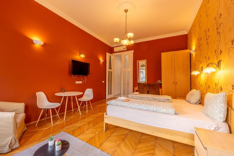Living room, Seating area, Bedroom