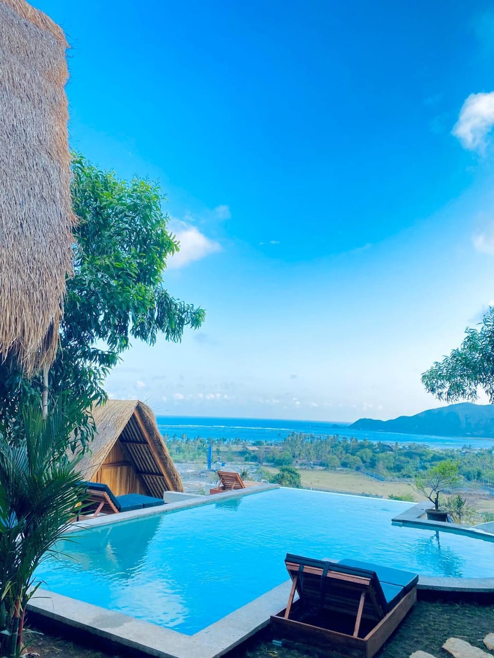 Natural landscape, Pool view, Sea view, Swimming pool