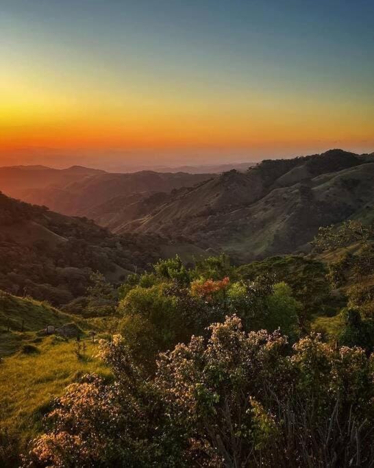 Natural landscape, Mountain view, Sunset