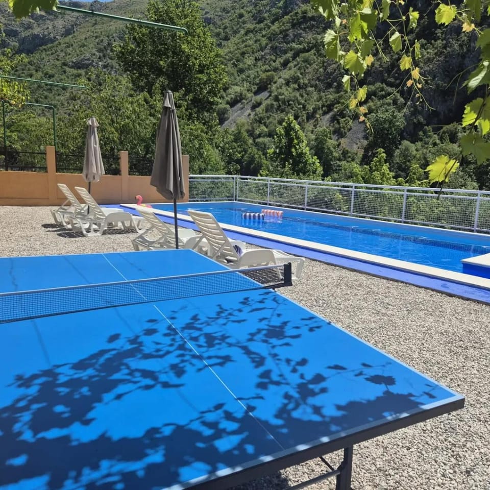 Table tennis, Swimming pool