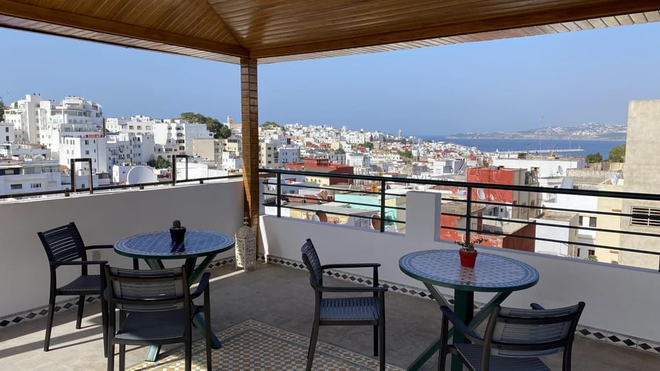 Property building, Patio, View (from property/room), Balcony/Terrace, City view, Sea view