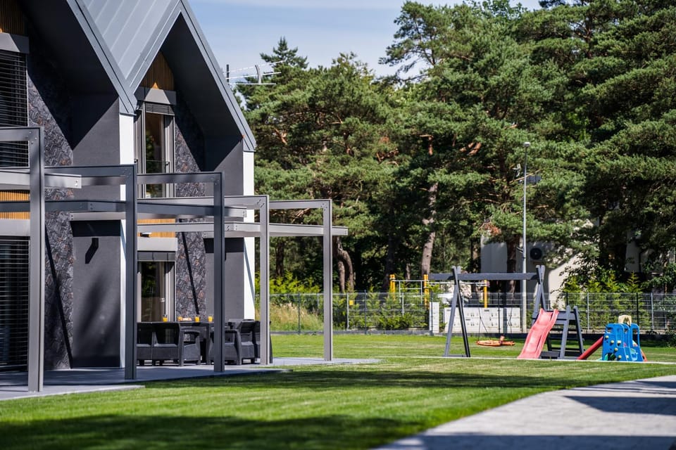 Property building, Natural landscape, Children play ground, Garden, Garden view
