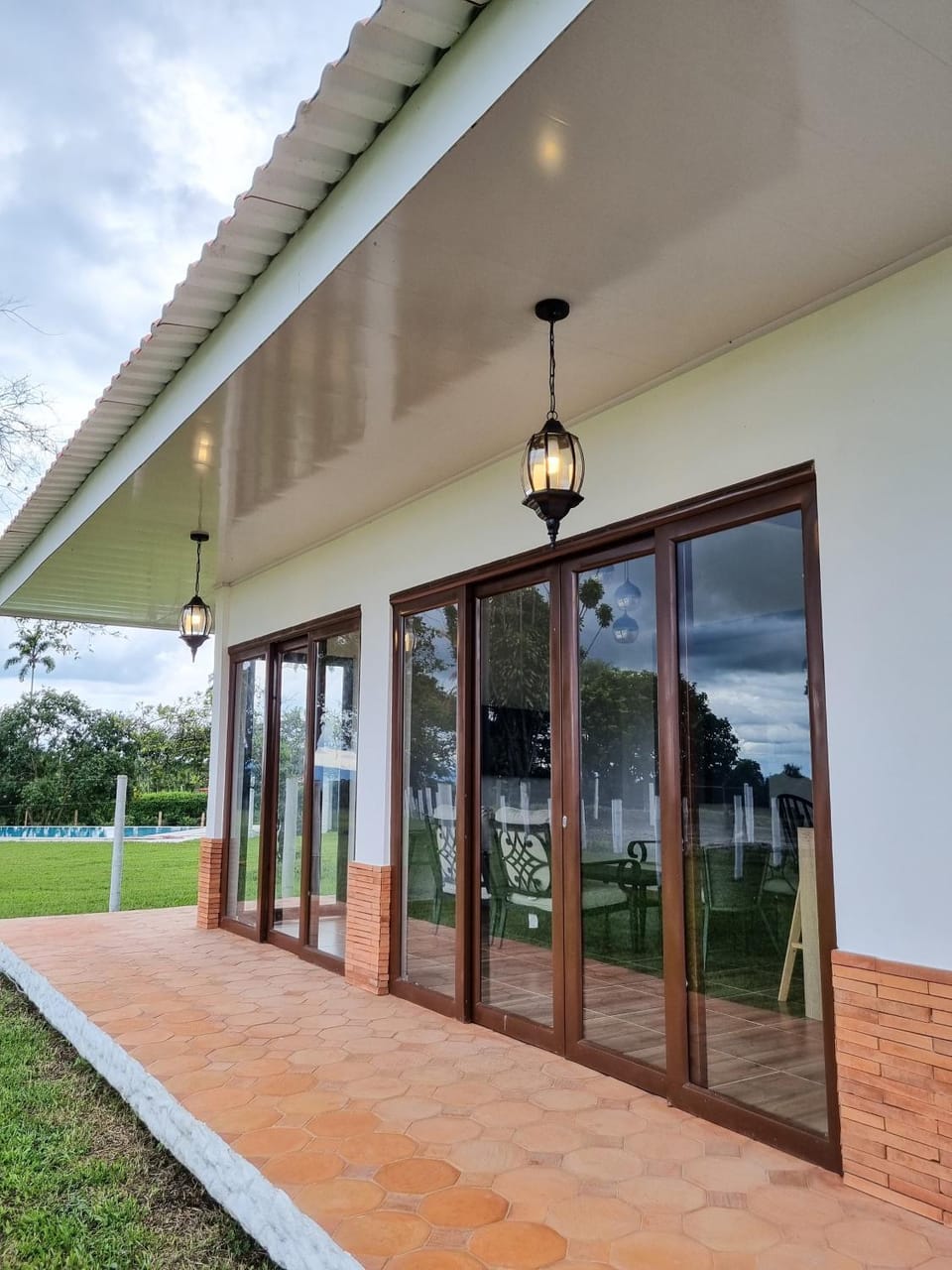 Property building, Garden view