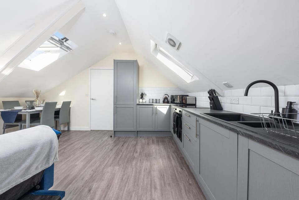 Kitchen or kitchenette, Photo of the whole room, dishwasher, oven, stove