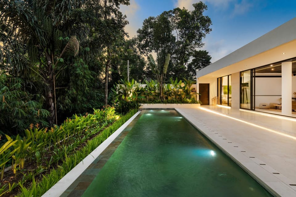 Property building, Pool view, Swimming pool