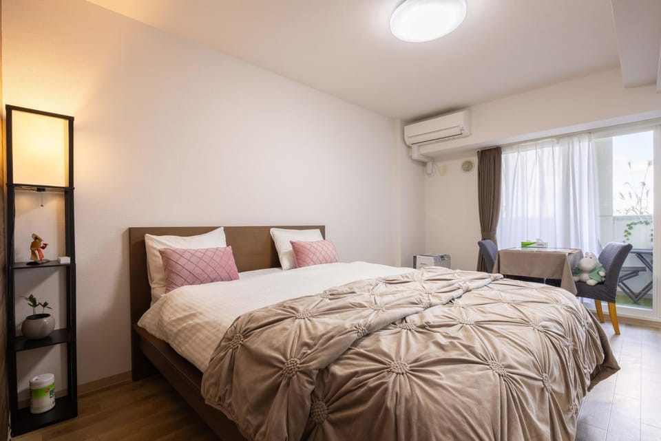 Bed, Photo of the whole room, air conditioner