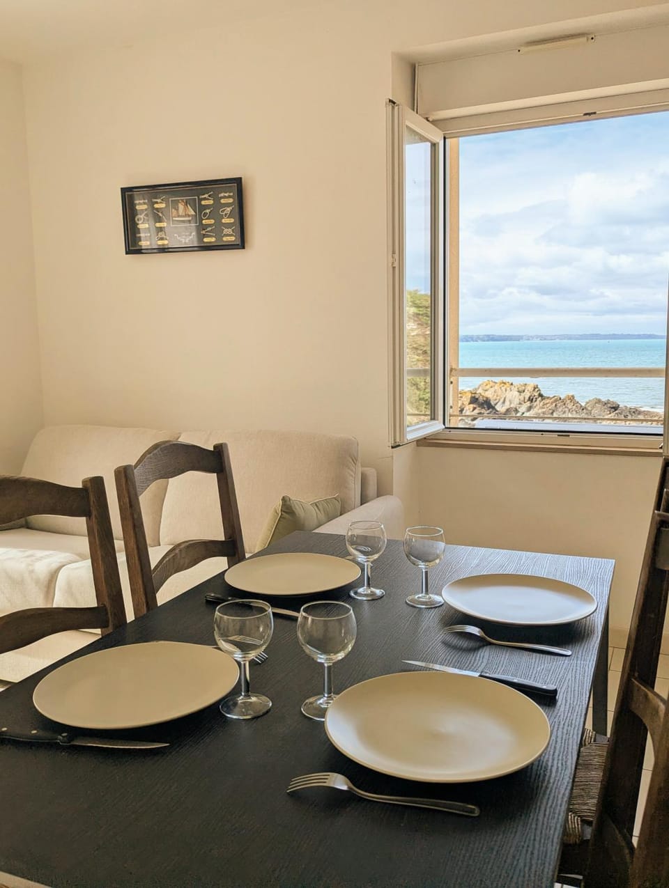 Face à la plage et au falaise- Endroit calme Apartment in Brittany