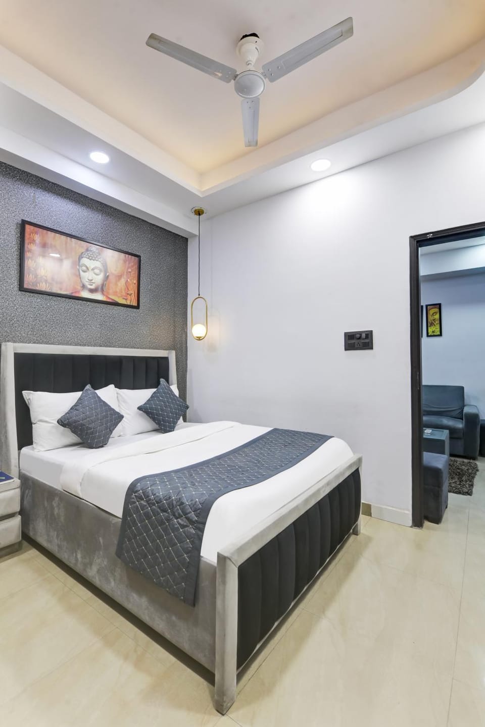 Bed, TV and multimedia, Photo of the whole room, Bedroom, air conditioner