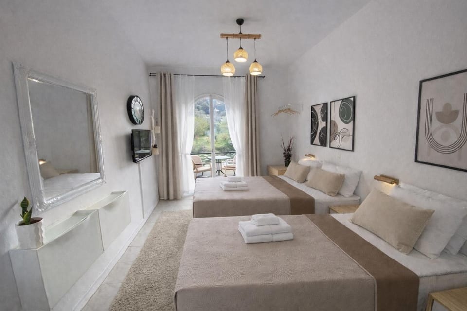 Ameli Studio ,Balcony with Mountain View, Kitchenette, 1km to Beach by likeyourhome Apartment in Corfu, Greece