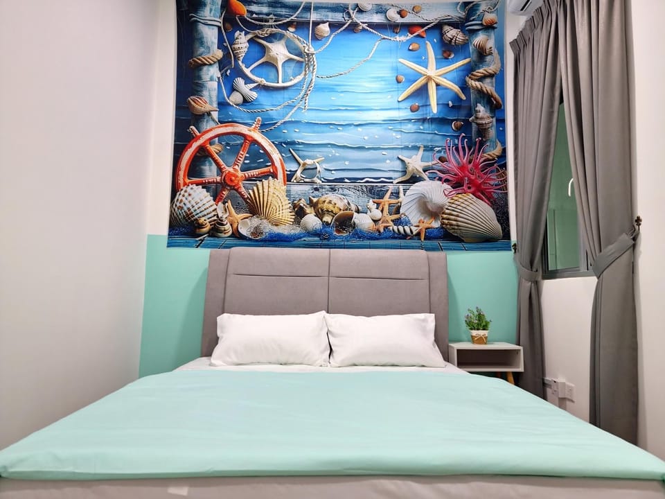 Bed, Decorative detail, Bedroom
