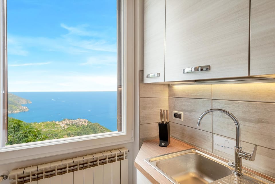 Natural landscape, Kitchen or kitchenette, Sea view