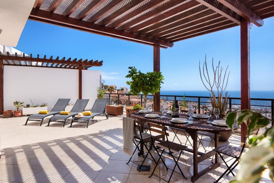 Balcony/Terrace, Dining area, Sea view, sunbed
