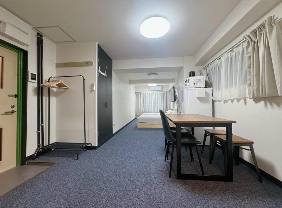Bed, Living room, Photo of the whole room, Seating area, Dining area, Bedroom