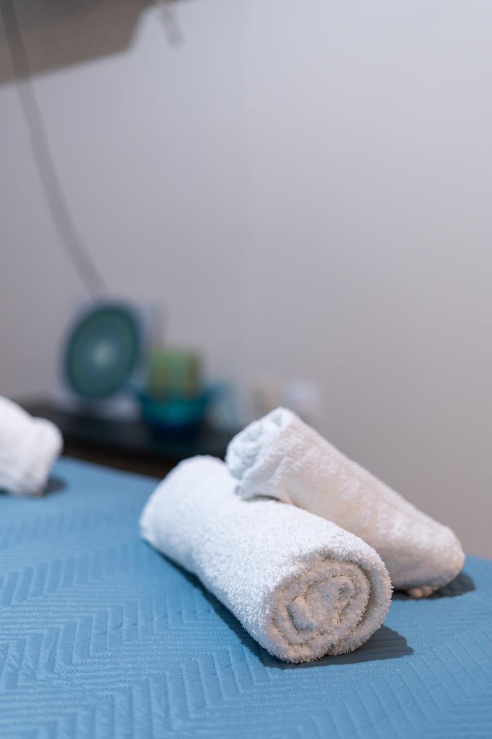 Bed, Photo of the whole room, towels