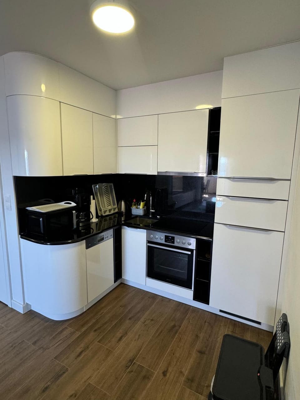 dishwasher, oven, stove, toaster