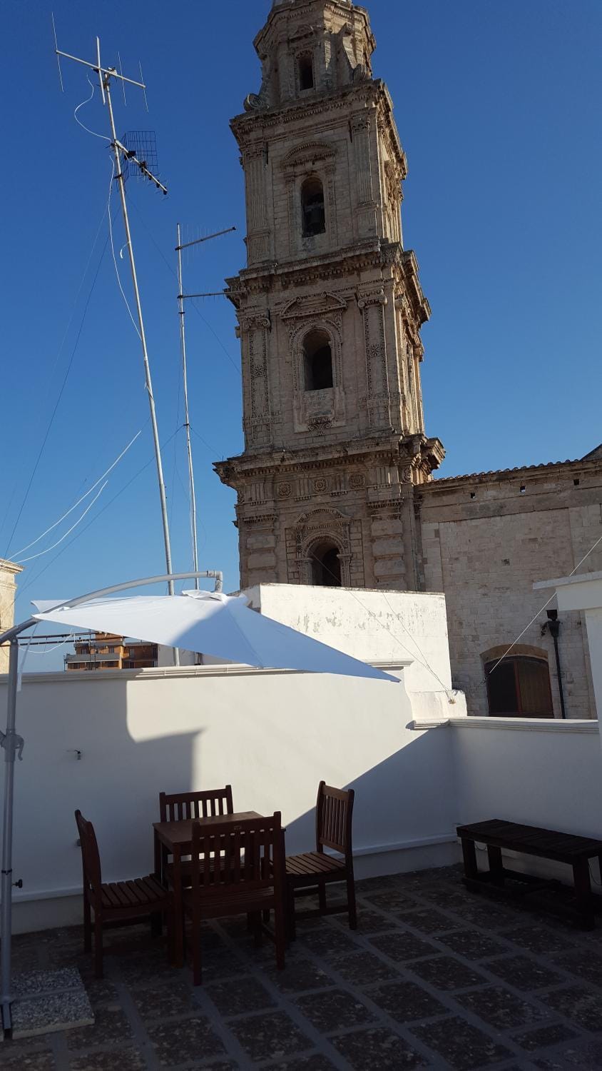Property building, Balcony/Terrace, Landmark view