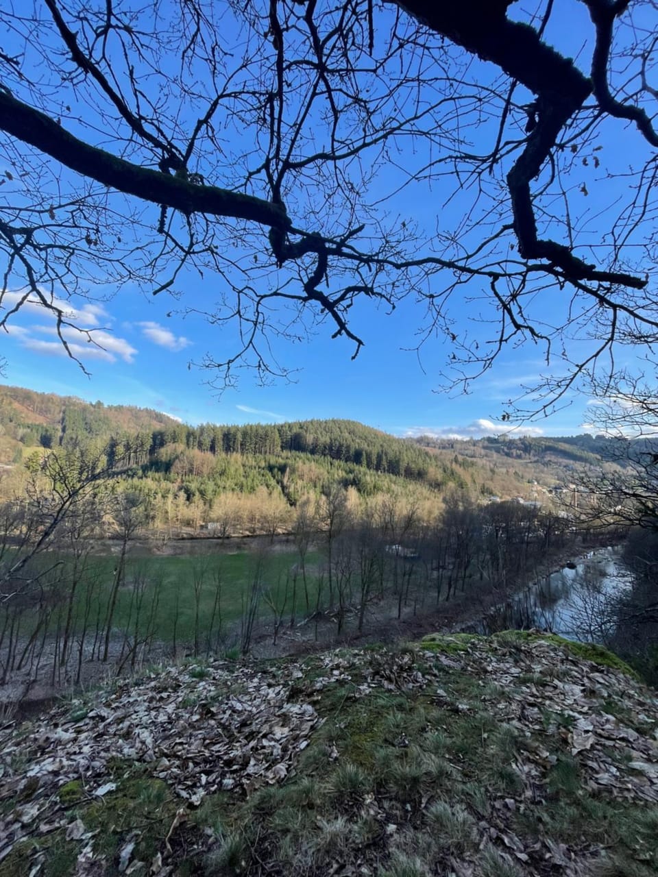 Nearby landmark, Spring, Day, Natural landscape, Lake view, Mountain view, River view