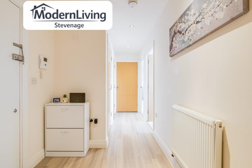 ModernLiving Stevenage 2 Bedroom Apartment Town Centre Sleeps 8 Apartment in Stevenage