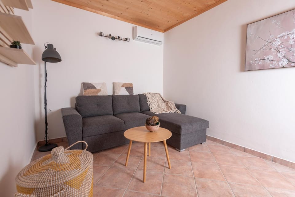 Living room, Seating area, air conditioner
