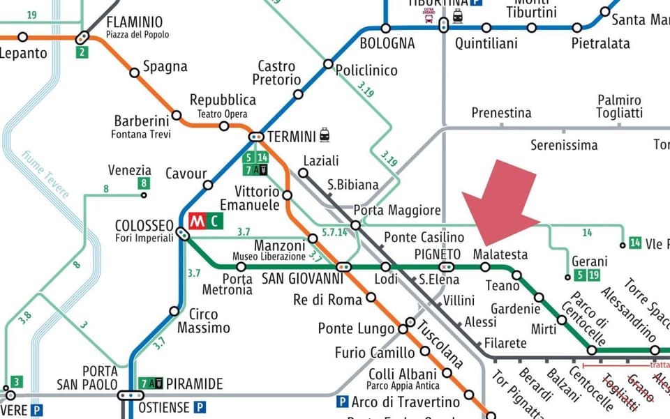 Semi-central room Eratostene - Metro straight to Colosseum! Vacation rental in Rome