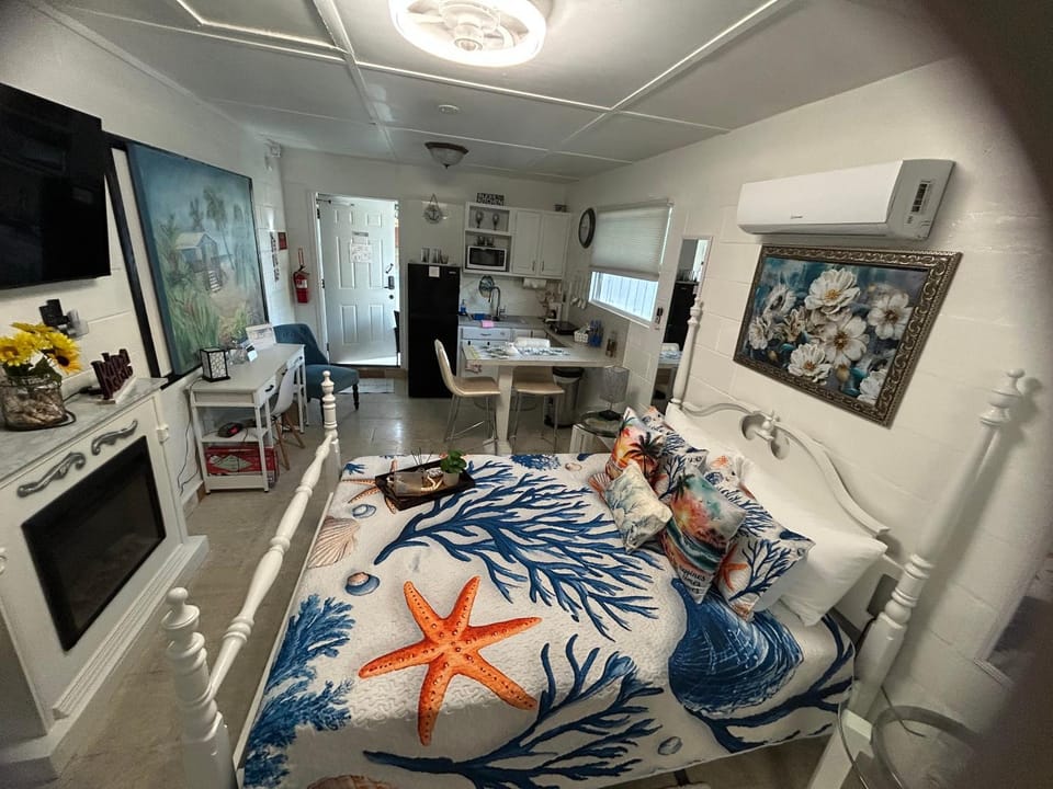 Bed, Kitchen or kitchenette, Photo of the whole room, Dining area, Bedroom