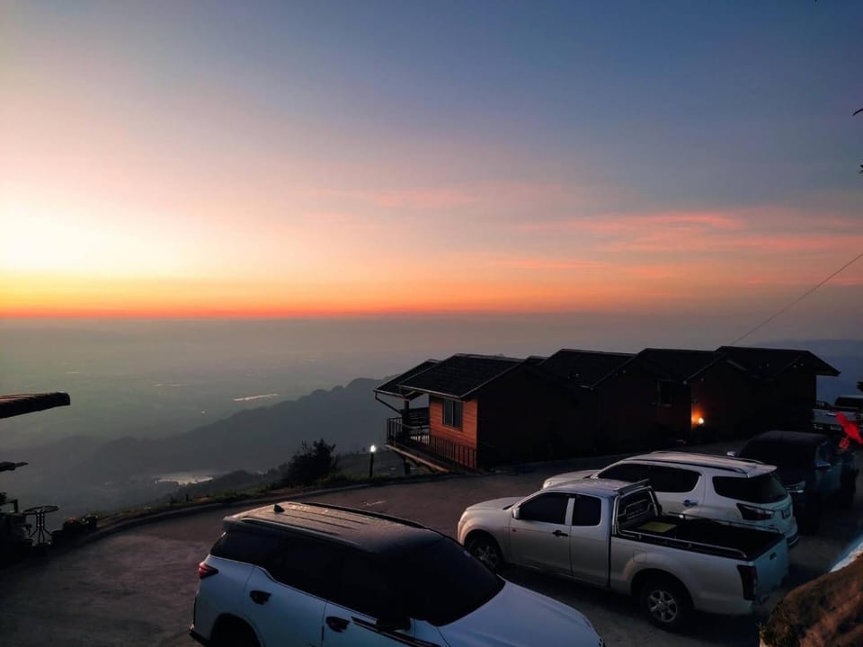 Day, Natural landscape, Sunrise, Sunset, Parking