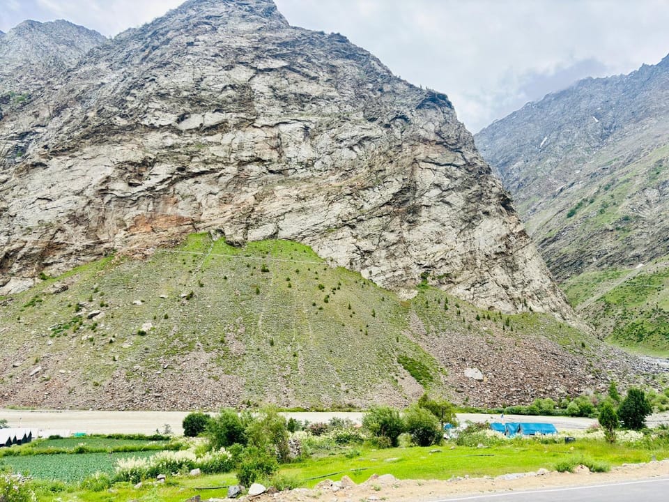 Day, Natural landscape, Mountain view, River view