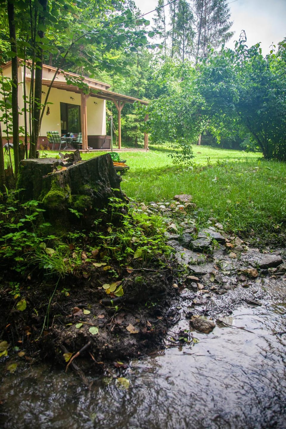 Property building, Garden