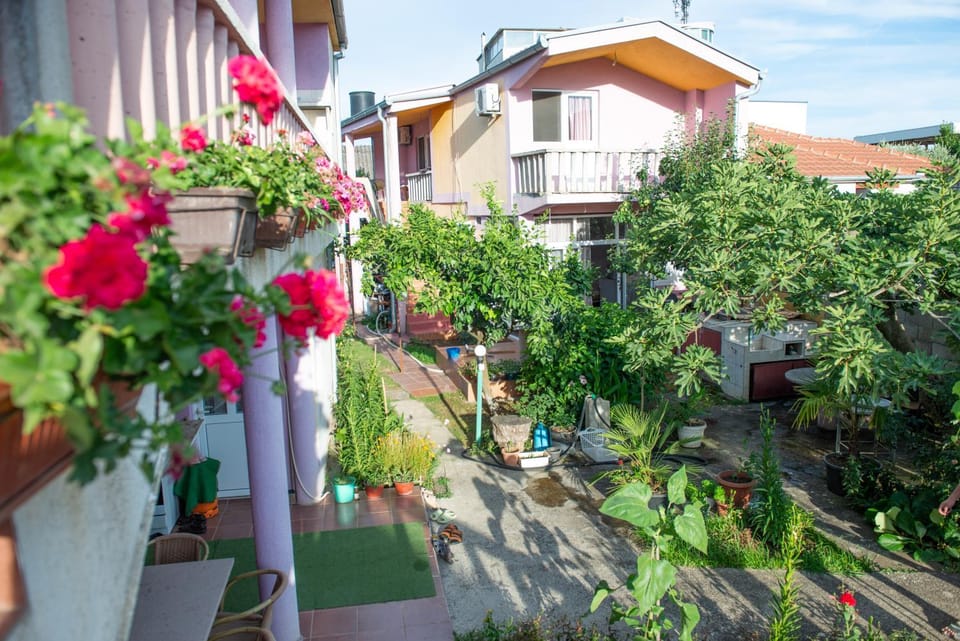 Property building, Garden view