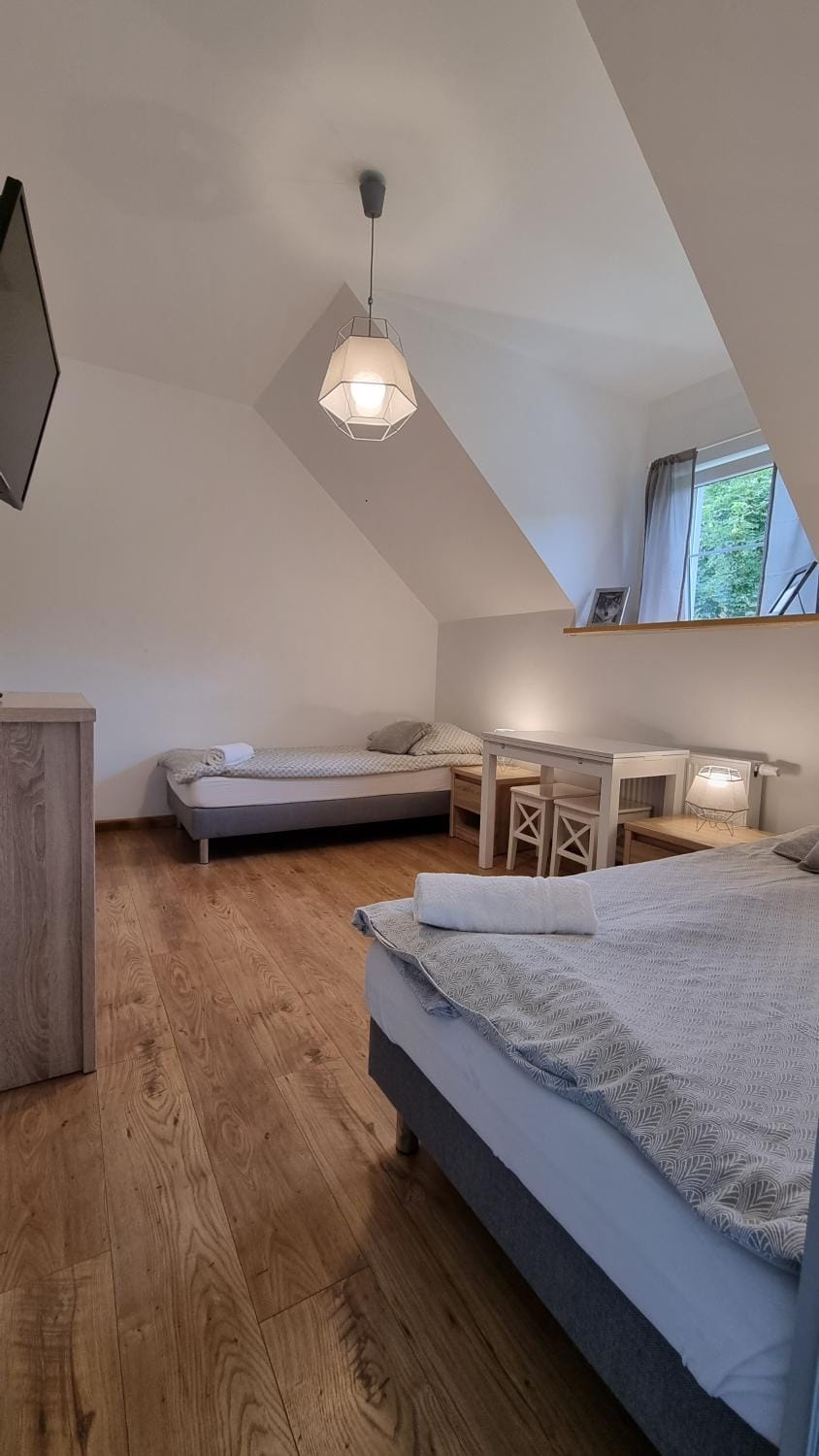 Bed, TV and multimedia, Photo of the whole room, Bedroom