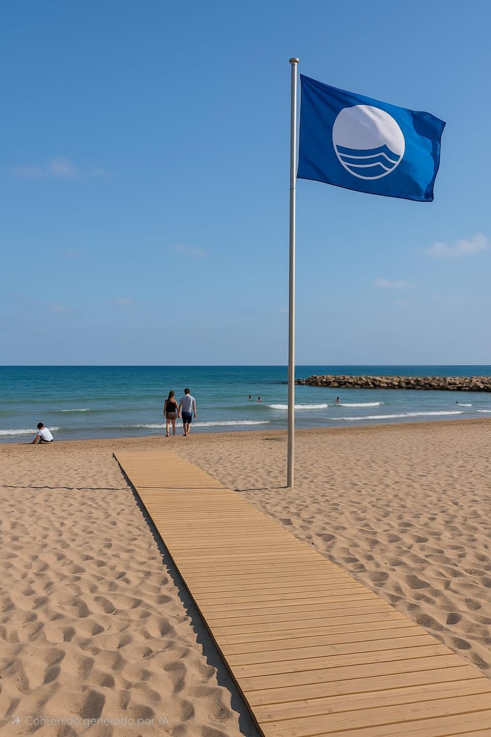 Day, People, Natural landscape, Beach, Sea view