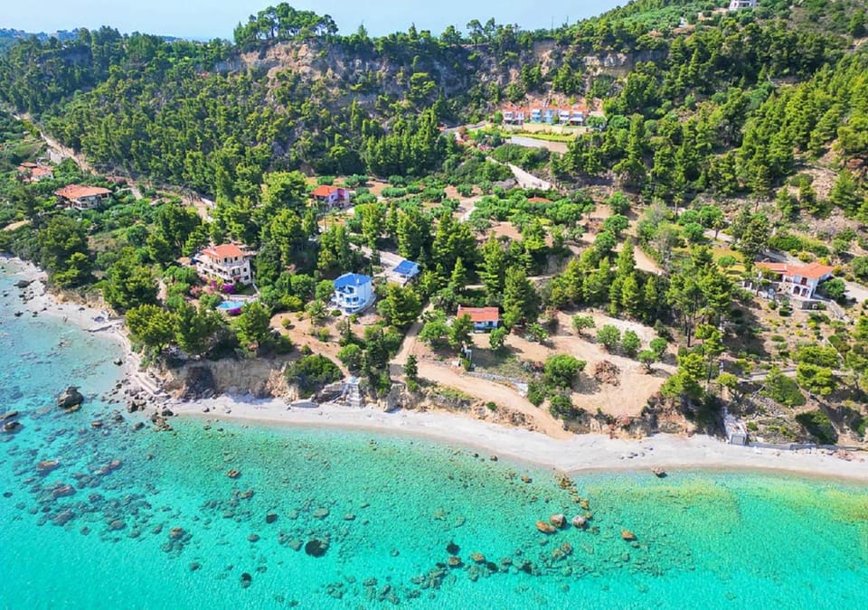 Property building, Natural landscape, Bird's eye view