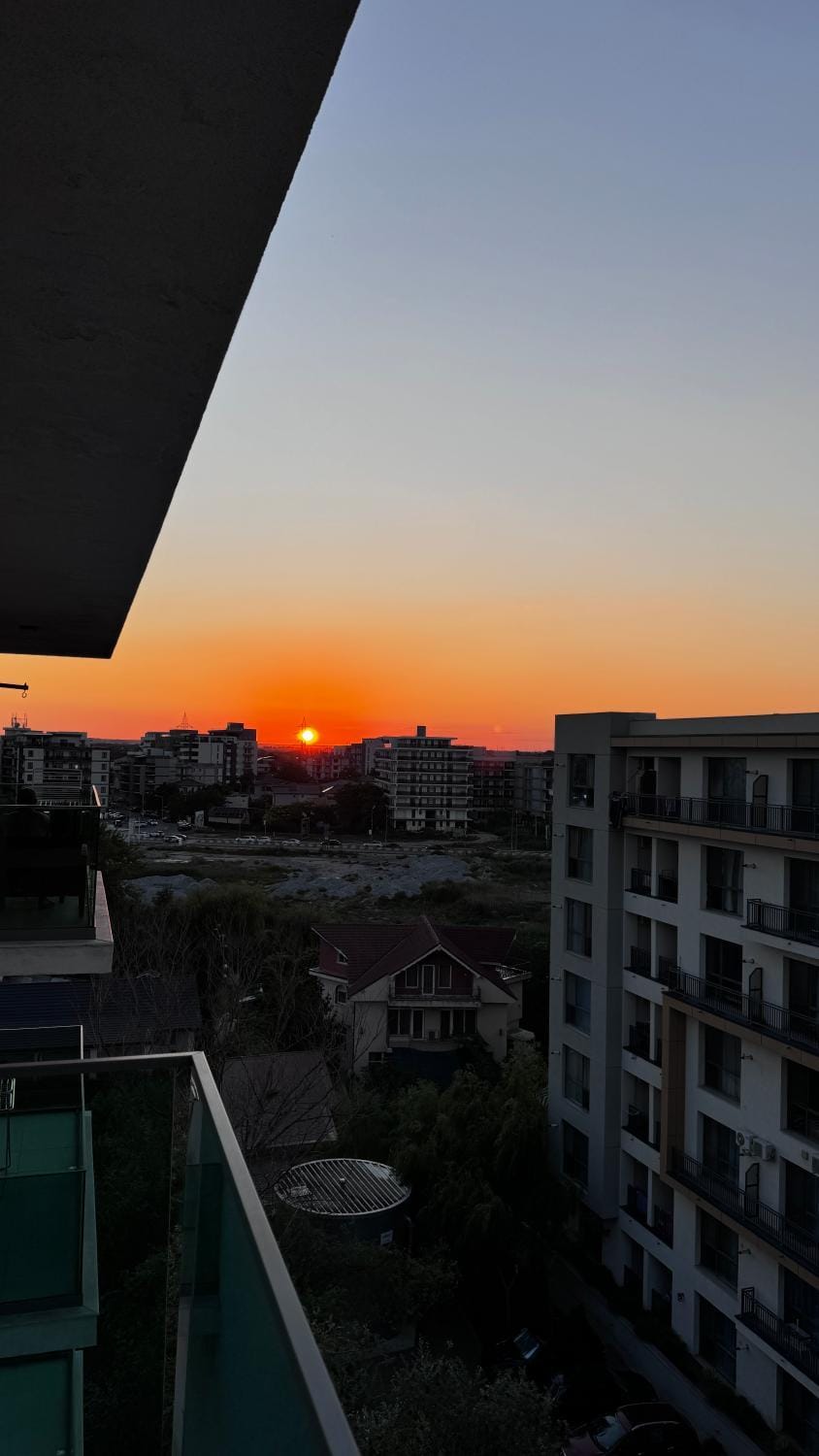 Natural landscape, View (from property/room), Balcony/Terrace, Sunset