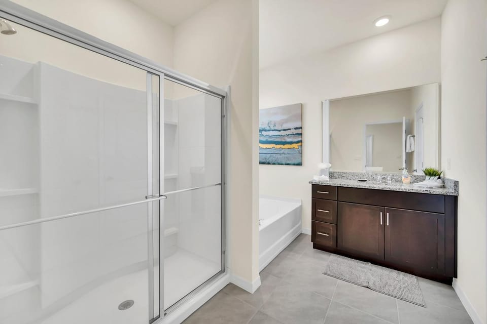 Shower, Bathroom, towels