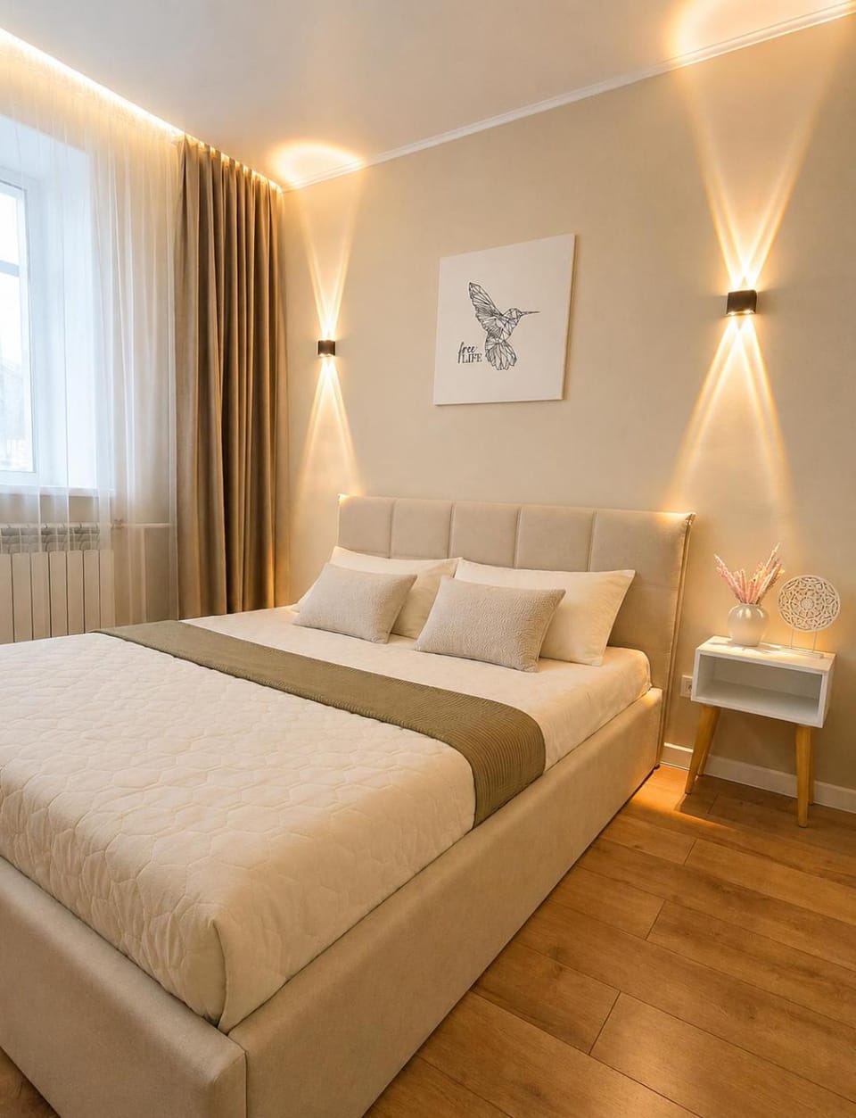 Bed, Bedroom
