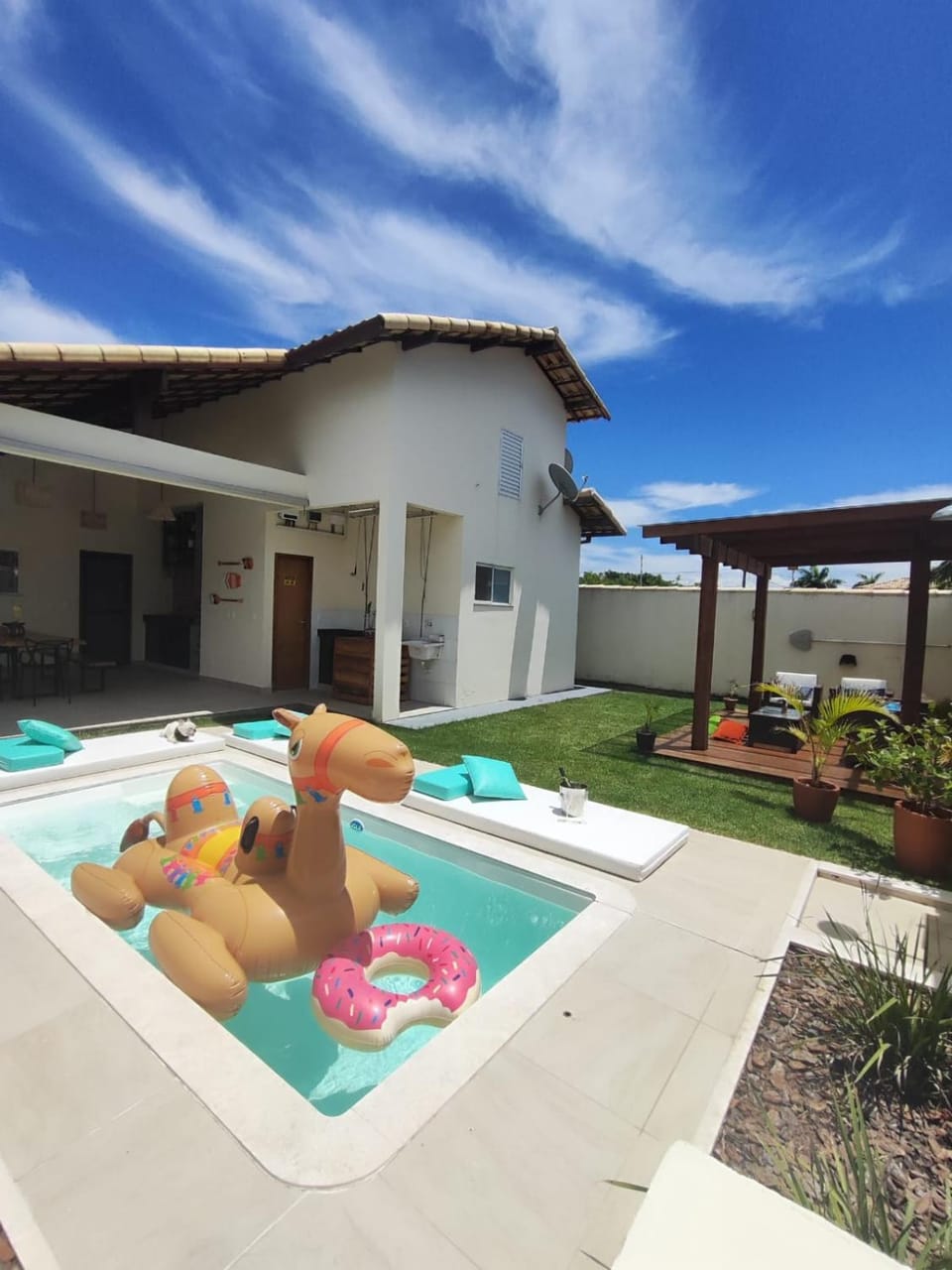 Patio, Garden, Garden view, Pool view, Swimming pool, sunbed