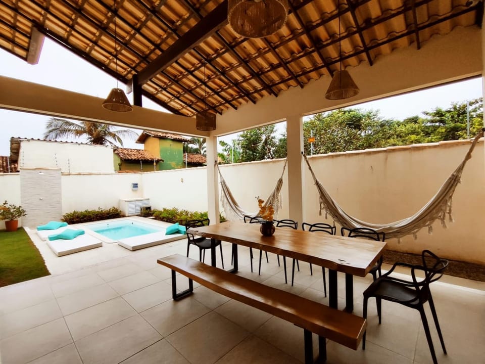 Patio, Pool view