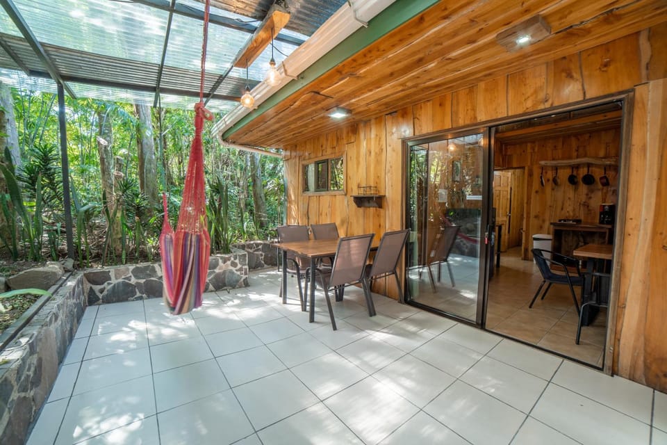 Patio, Spring, Day, Garden, View (from property/room), Balcony/Terrace, Living room, Seating area, Dining area, Garden view