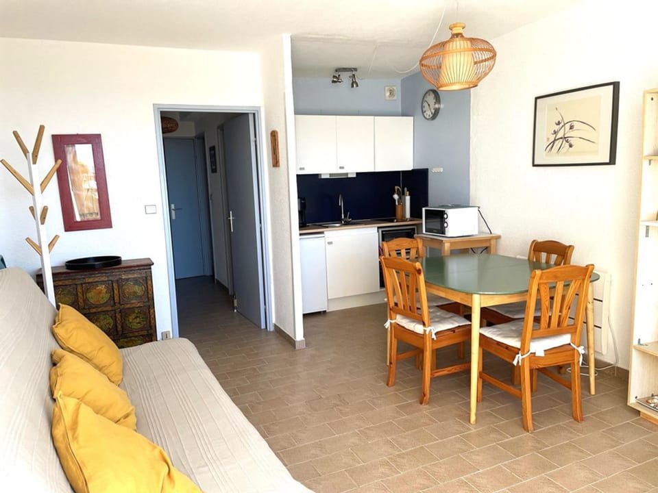 Studio cabine bord de mer La Grande Motte, 4 couchages, parking - FR-1-790-31 Cabin in La Grande-Motte