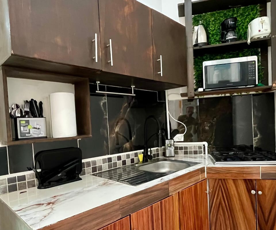 Coffee/tea facilities, microwave, toaster, kitchen