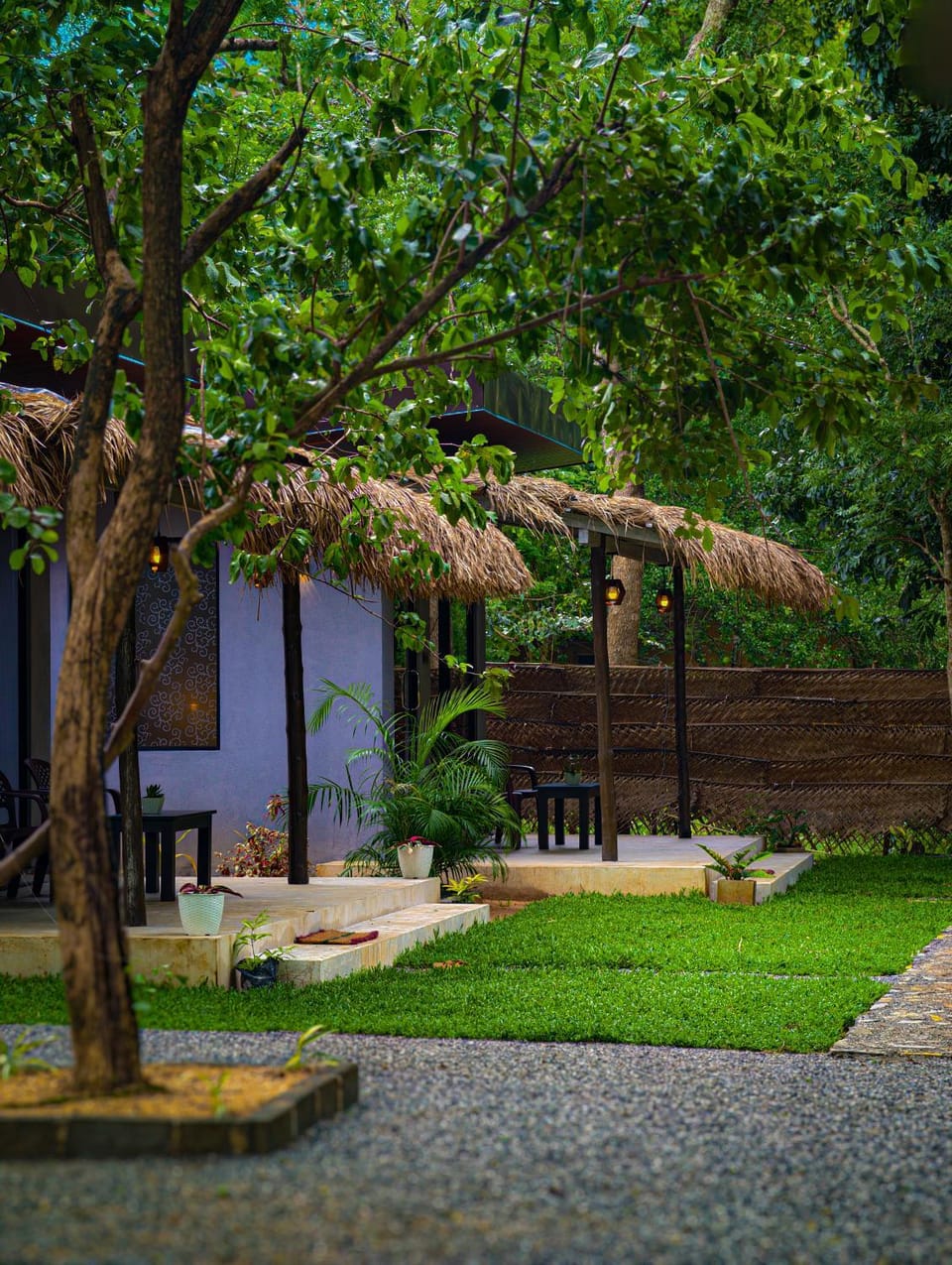 Property building, Garden