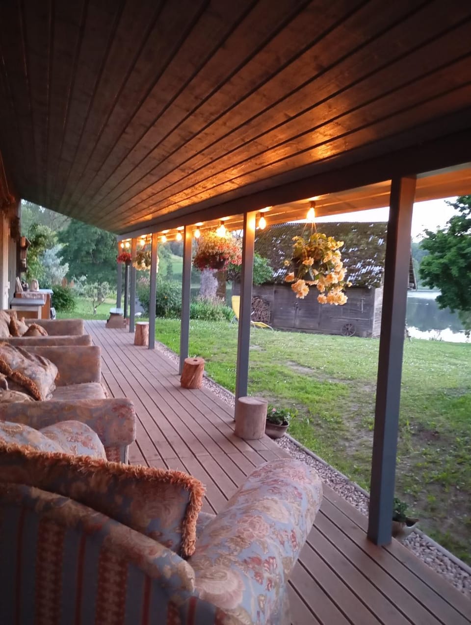 Patio, Day, Seating area