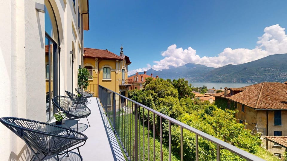 Property building, Day, View (from property/room), Balcony/Terrace, Balcony/Terrace, Lake view, Mountain view