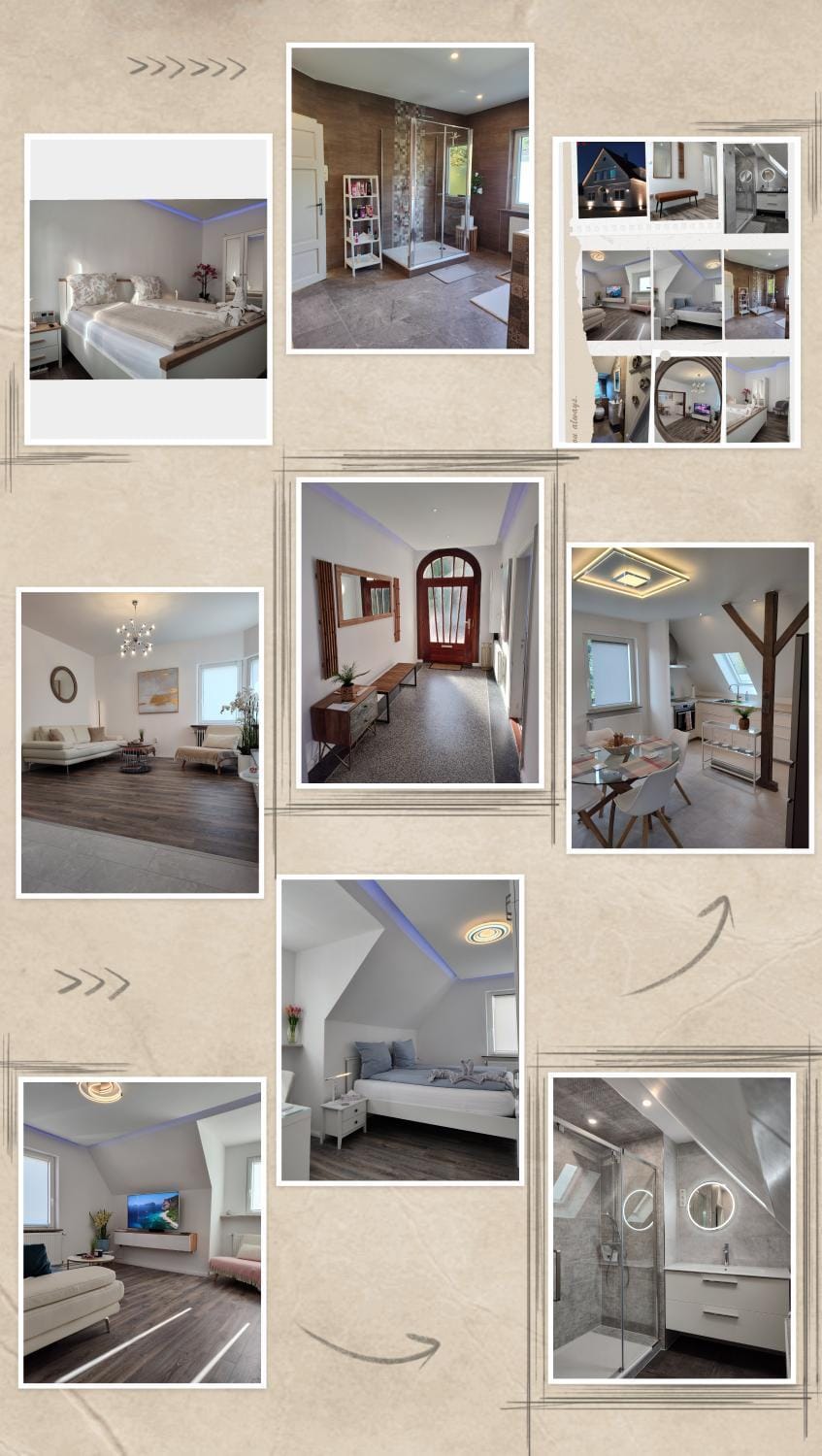 Bed, Bathroom, Kitchen or kitchenette, Photo of the whole room, Bedroom