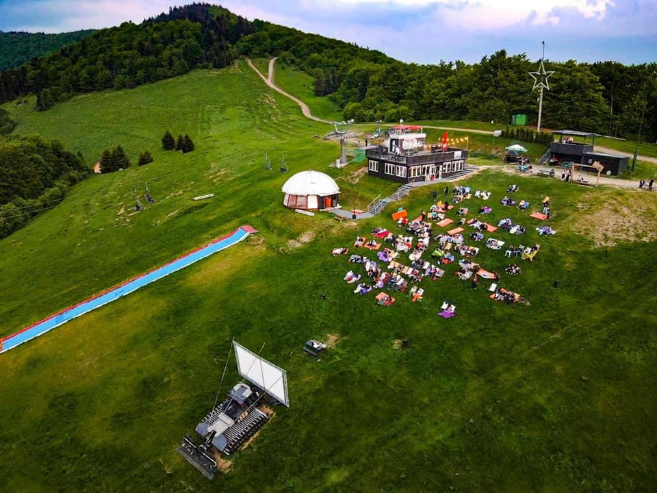Bird's eye view, Skiing, Skiing, Other, Hiking